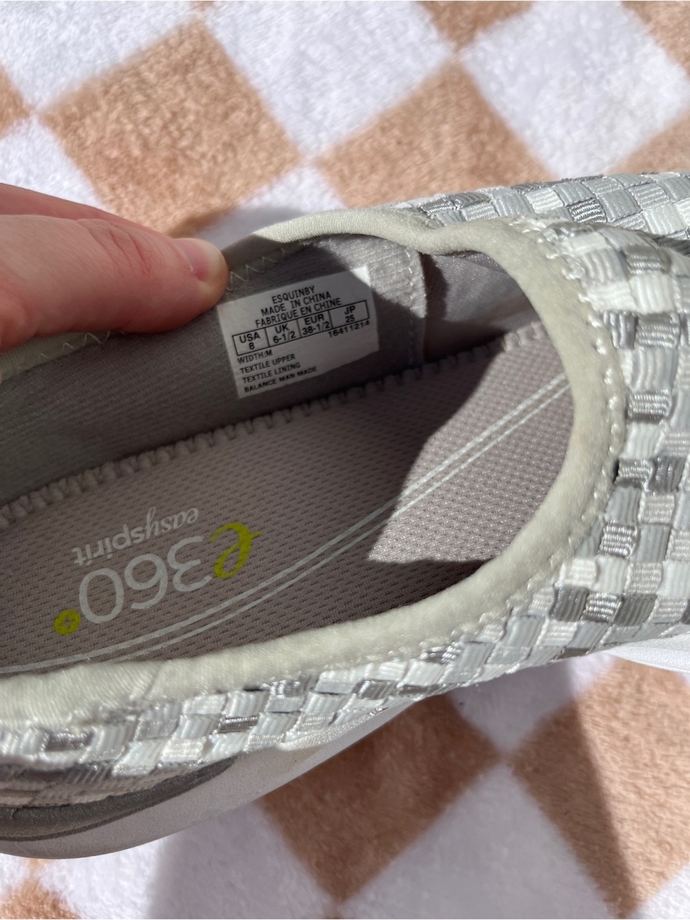 e360 Easy Spirit Women’s Slip On Shoes Size 8 - Picture 7 of 10